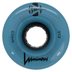 Luminous Blue Glow LED Quad Wheels 62mm