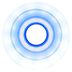Luminous Duo White Blue LED Wheels