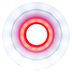 Luminous Duo White Red LED Wheels