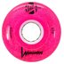 Luminous Glitter Pink LED Quad Wheels 62mm
