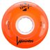 Luminous Orange LED Quad Wheels 62mm