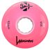 Luminous Pink LED Quad Wheels 62mm