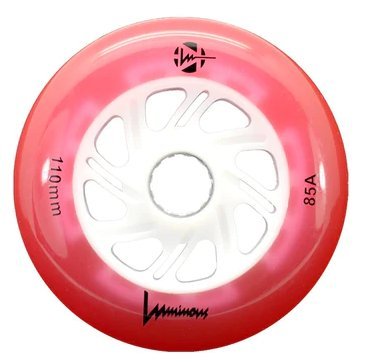 Luminous Red Led Inline Wheels