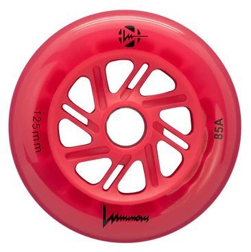 Luminous Red Red Led Inline Wheels