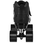 Pacer Aero black roller skate, back view