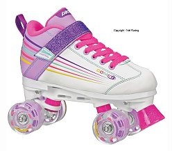 Pacer Comet Light Up Skate White