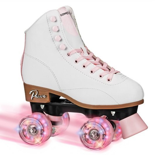 Pacer Comet Light Up Skate White