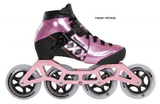 Powerslide Triple X Pink Size 3-5.5 Adjustable Skate
