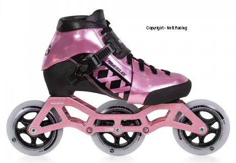 Powerslide Triple X Pink Size J13-3 Adjustable Skate