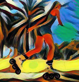 Roller Blading 4