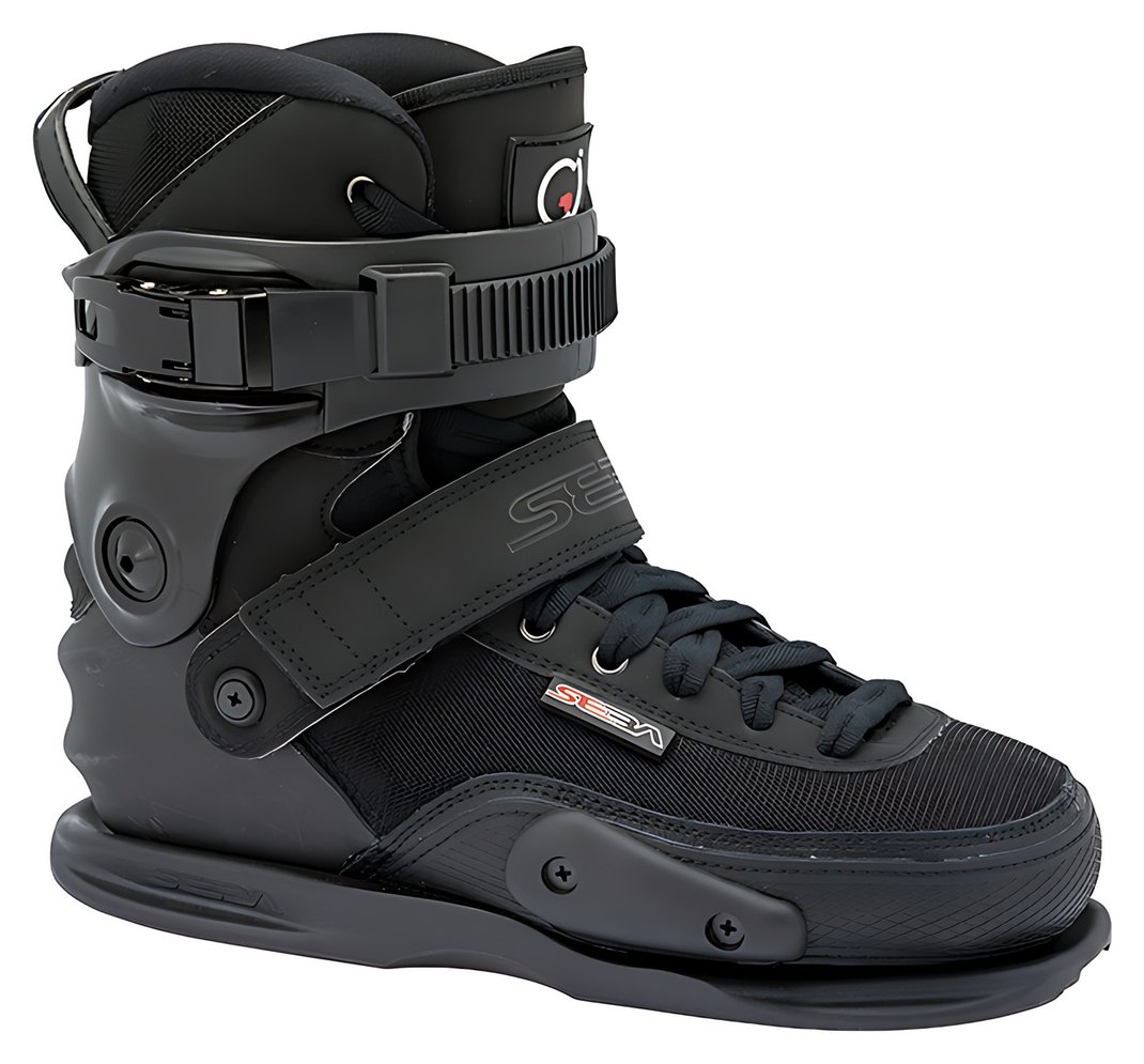 Seba CJ2 street skate boot, black, side view