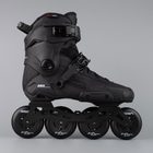 Seba High Light 80 inline skate, matte black, front angle view