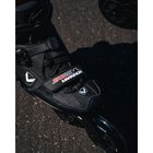 Seba Marathon 325 inline speed skate, boot close-up with the Seba Marathon toe strap and buckle