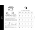 FR Skates Spin size chart: measured foot in centimeters with EU, US, UK and Mondo sizes