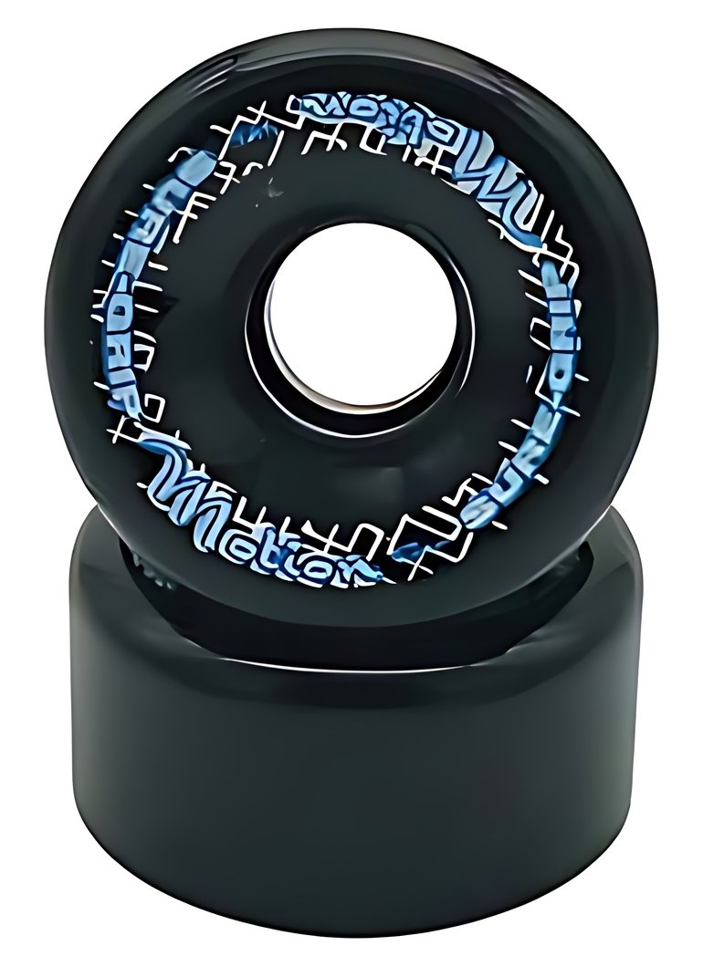 Sure-Grip Motion 62mm outdoor quad wheel, solid black