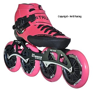 Strut Pink Inline Speed Skates
